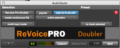 Audio Suite Doubler